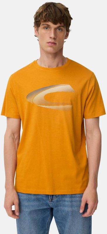 camel active - T-shirt - Geel - Duurzaam Biologisch Katoen