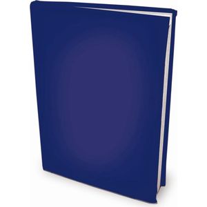 Rekbare boekenkaften A4 - Blauw - 12 stuks