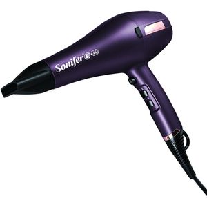 Sonifer SF-9524 Föhn - 2200W - Donkerpaars | Professionele Haardroger met Krachtige AC Motor & Cool Shot
