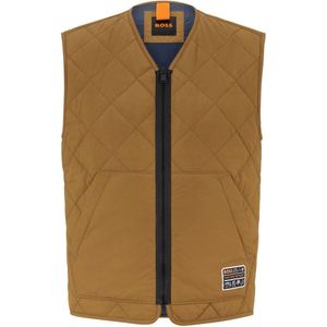 BOSS - Okella Bodywarmer Bruin - Heren - Maat 54 - Slim-fit