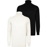 Felix Hardy - Colturi - Trui - Ecru-Zwart - 100% Katoen - 2 Pack