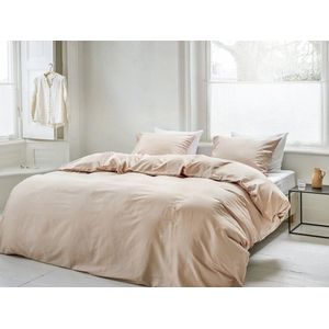 Yumeko - Dekbedovertrek - Dusty Roze - Katoen Satijn - 140x200 + 1/60x70