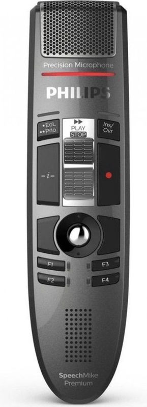 Philips SpeechMike Premium Grijs, Metallic