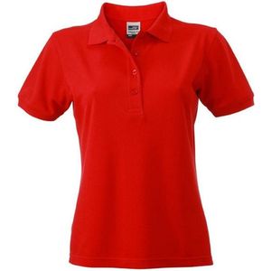James and Nicholson Dames/dames Werkkleding Poloshirt (Rood)