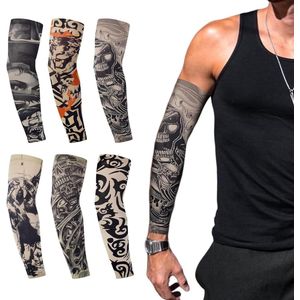 Tijdelijke Tattoo Mouw Set voor Heren en Dames - 10 Styles - Armmouwen voor Carnaval, Sportbescherming en Zonnebescherming