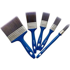 Selbro ® Premium penselenset met platte en taps toelopende penselen, verschillende maten (5-pack)