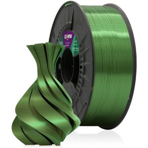 Iers Groen Zijde PLA Filament 1kg 175 mm - Zacht Zijdeachtig Oppervlak - Maatnauwkeurigheid