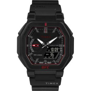 Timex UFC Colossus TW2V55200 Horloge - Kunststof - Zwart - Ø 45 mm