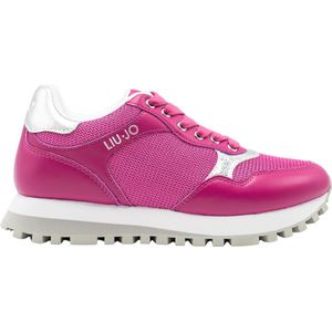 Liu Jo Wonder 39 Dames Sneakers Leer Mesh - Roze - Maat 40