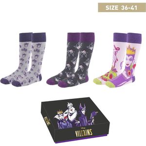 Cerdá - Disney 3Pack Villains 3641 Socks - Multicolours