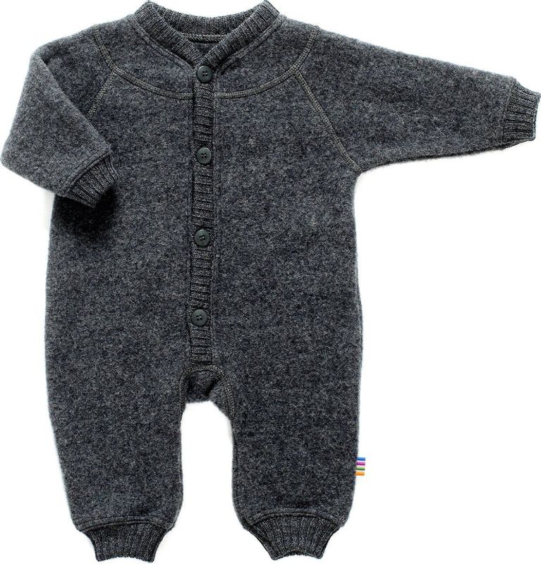 Joha - Jumpsuit - Donkergrijs - Wollen Babypakje