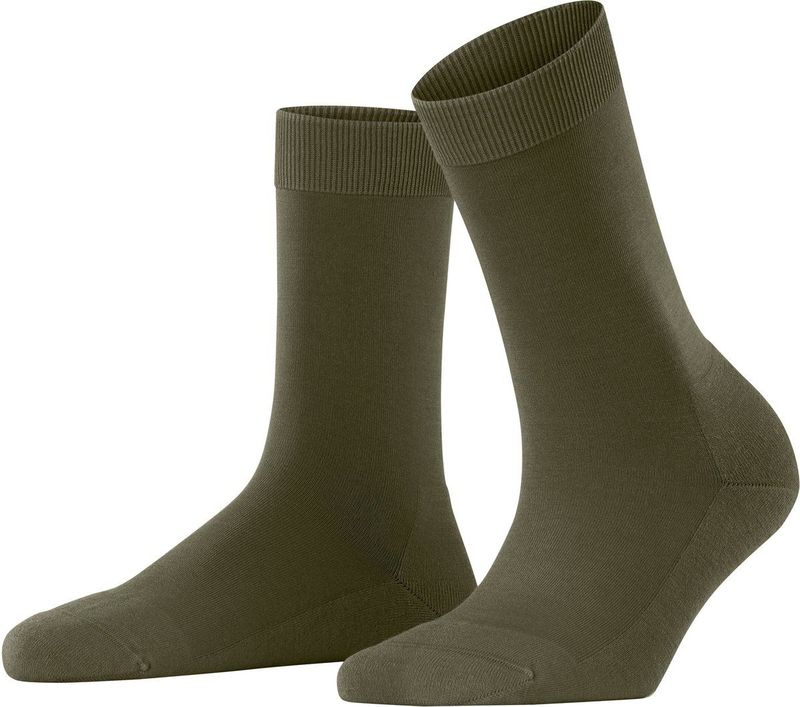 FALKE - ClimaWool W - Thermosokken - Groen Artichoke - 1 Paar