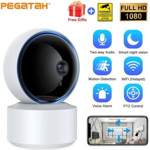 Tuya Babyfoon - Babyfoon Met Camera - Baby Monitor - Babyfoon Met Camera En App - Full HD 1080P - Geluids- & Bewegingsdetectie – Automatisch Volgen – Nachtvisie – 355° Draaibaar – Tweeweg Spraakfunctie – iOS & Android