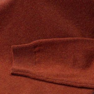 Osborne Knitwear Trui met V hals - Dames - Lamswol - Tiger - M