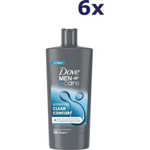 6x Dove Douchegel - 700ml - men care - hydrating clean comfort