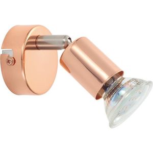 EGLO Buzz-Copper - Spot - 1 Lichts - LED - Koper, Nikkel Mat