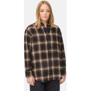 camel active - Katoenen Blouse - Kaviaar - Met Borstzak