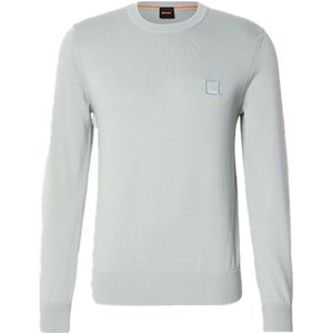 BOSS Menswear - Trui - Katoen en Kasjmier - Met Logopatch