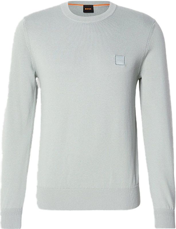 BOSS Menswear - Trui - Katoen en Kasjmier - Met Logopatch