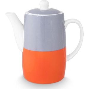 vtwonen Theepot - Coral Lila - Gestreept - Vaatwasserbestendig - 900 ml