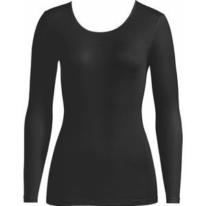 Hanro PureSilk T-shirt ronde hals - Noir - 071719-0019 - 46-48