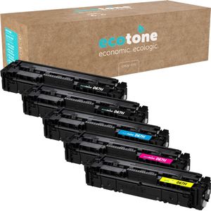 Ecopack (Replaces Canon 067H toner) 2xBL + 1xCMY - (BL 2x3130 Pages) (CMY 3x2350 Pages)
