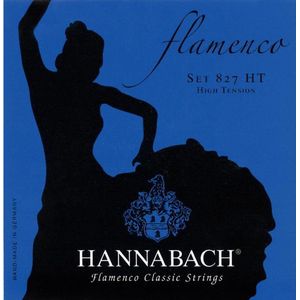 Hannabach K-Git.snaren set 827 HT Nylon High Flamenco - Klassieke gitaarsnaren