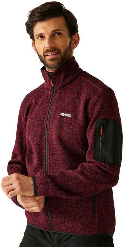 Regatta - Newhill - Fleece - Rood - Met Volledige Rits