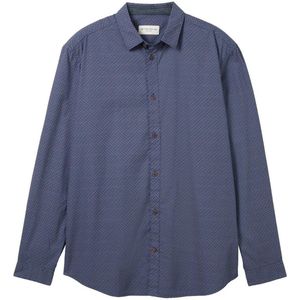 Tom Tailor Overhemd Overhemd Met Print 1041088xx10 35149 Mannen Maat - M