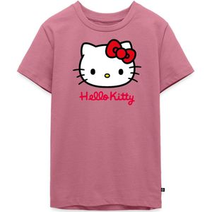 Hello Kitty Klassiek Portret Met Hello Kitty Tekst Premium T-Shirt Tiener