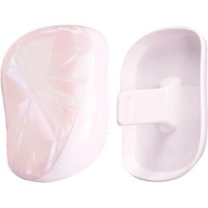 Compacte Detangling Haarborstel - Gebroken Roze Holo