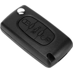 Autosleutelhanger met 3 knoppen - voor Peugeot 307 407 308 SAXO - zonder sleutel .
