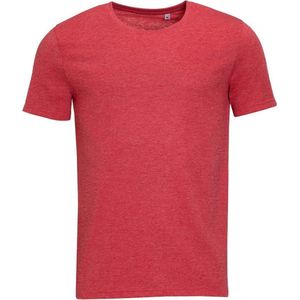 SOLS Heren gemengd T-Shirt met korte mouwen (Heide Rood)