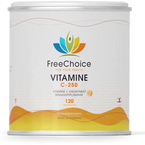 FreeChoice - Vitamine C - 250mg - 120 kauwtabletten