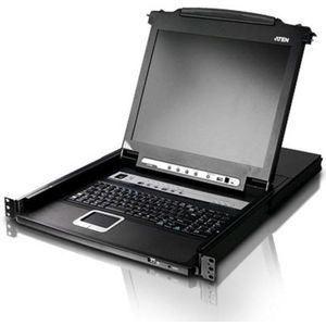 ATEN CL5708M KVM-switch Rack-montage Zwart