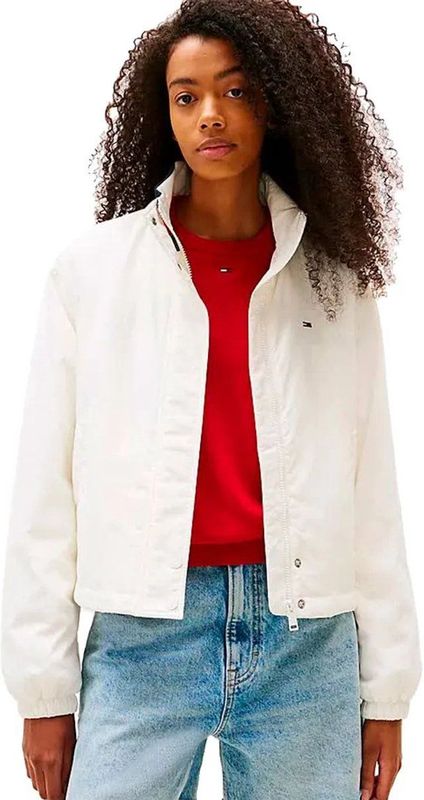 Tommy Jeans - Essential Jas - Zwart - Relaxte Pasvorm