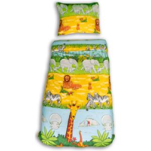 Decoware® peuter dekbedovertrek Cheeky Monkey - katoen - 120x150 cm