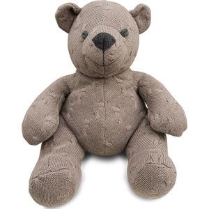 Baby's Only Knuffelbeer Cable - Teddybeer - Knuffeldier - Baby knuffel - Taupe - 35 cm - Baby cadeau