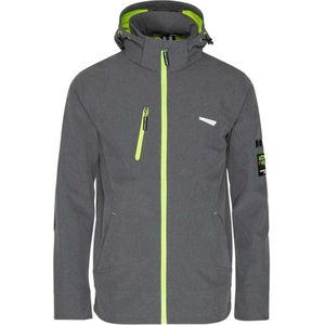 Borel Hooded Softshell Jack-Grijs-XXL