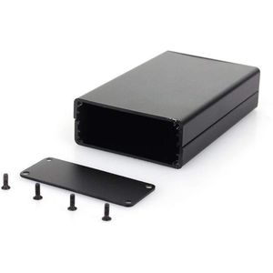 Instrument Box Enclosure Electronic Project Box DIY 80 x 50 x 20mm Aluminum SG Black