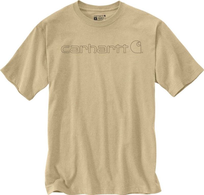 Carhartt - Relaxed Fit T-Shirt - Korte Mouw - Beach Heather - 60% Katoen/40% Polyester