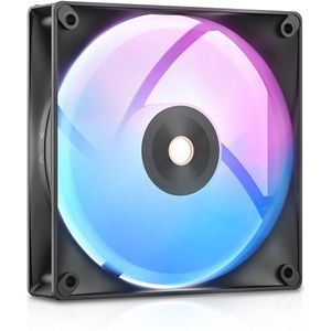 120mm PC Case Fan met ARGB Verlichting - Hoog Luchtstroom, Stil en Efficiënt - 2000RPM en PWM Controle