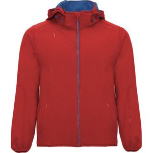 Soft shell jas Rood / Blauw Siberia merk Roly maat S