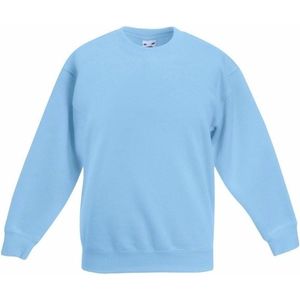 Fruit of the Loom - Kinder Classic Set-In Sweater - Blauw