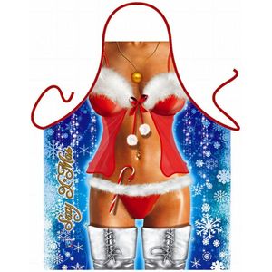 Kerstvrouw - Sexy Grappig Schort Keukenschort