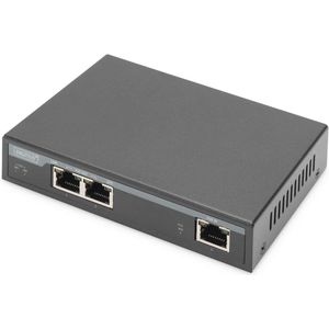 Gigabit PoE Extender 2-poorts voor Ethernet tot 100 meter