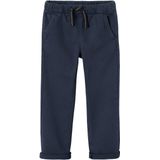 Eenvoudig aan te trekken jongensbroek met rechte pasvorm nachtblauw