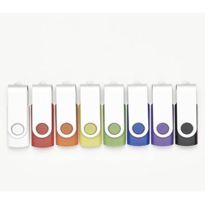 10 Pack 8GB USB Flash Drives in 5 willekeurige kleuren USB 2.0 Groothandel Lot Bulk Memory Sticks