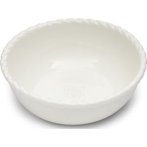 Riviera Maison Kom, Schaal, Soepkom, ontbijtkom - Elegant Twist Cereal Bowl - wit - Porselein