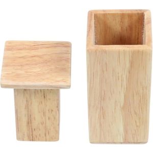 Tandenstokerhouder van hout - Stijlvolle opbergdoos voor tandenstokers